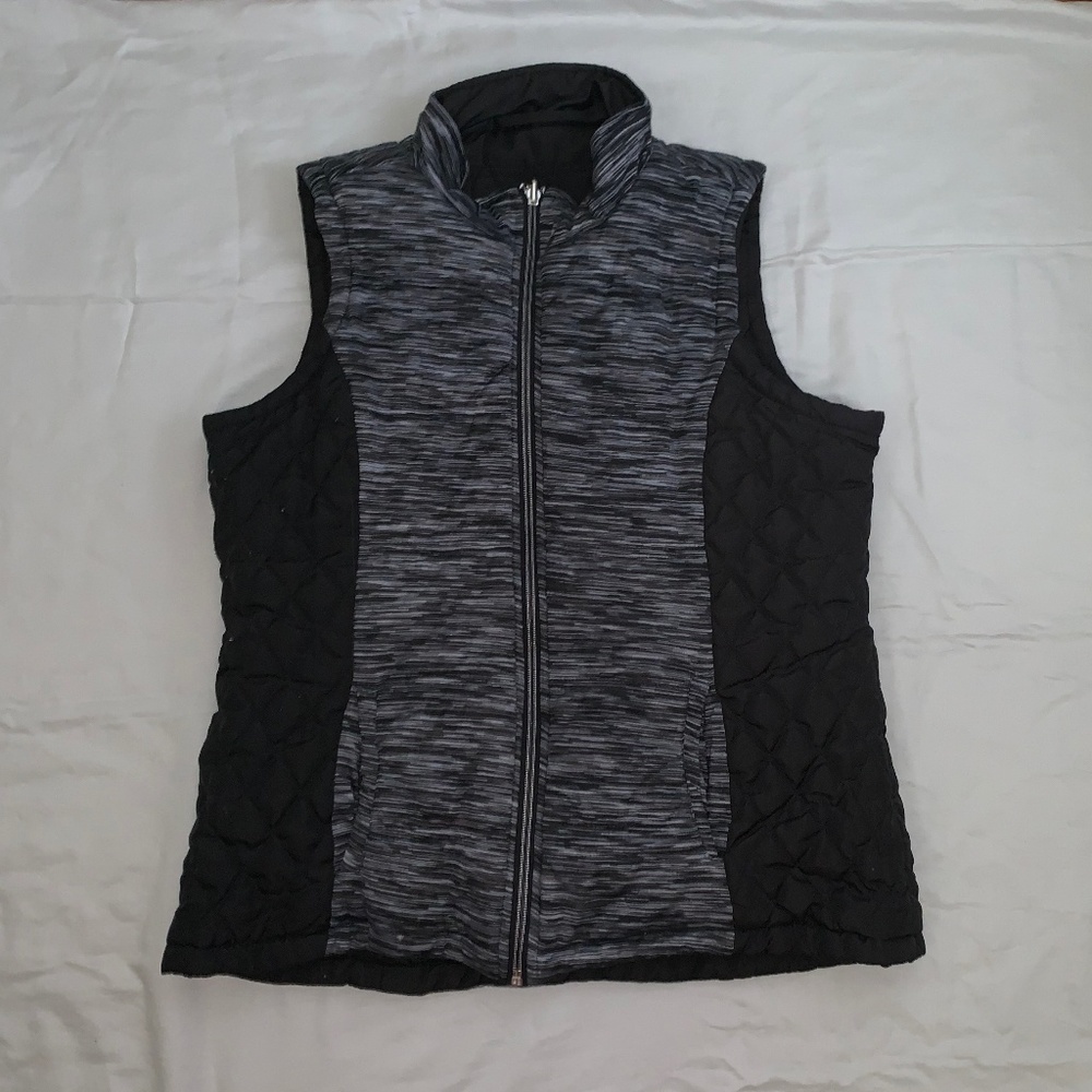 Black & Grey Reversible Vest